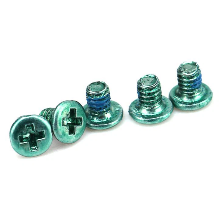 Green Small Head Screw Phillips Flat Head Screws
